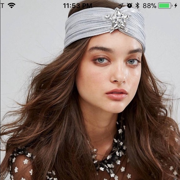 ASOS Accessories - NWT ASOS bling silver rhinestone headband